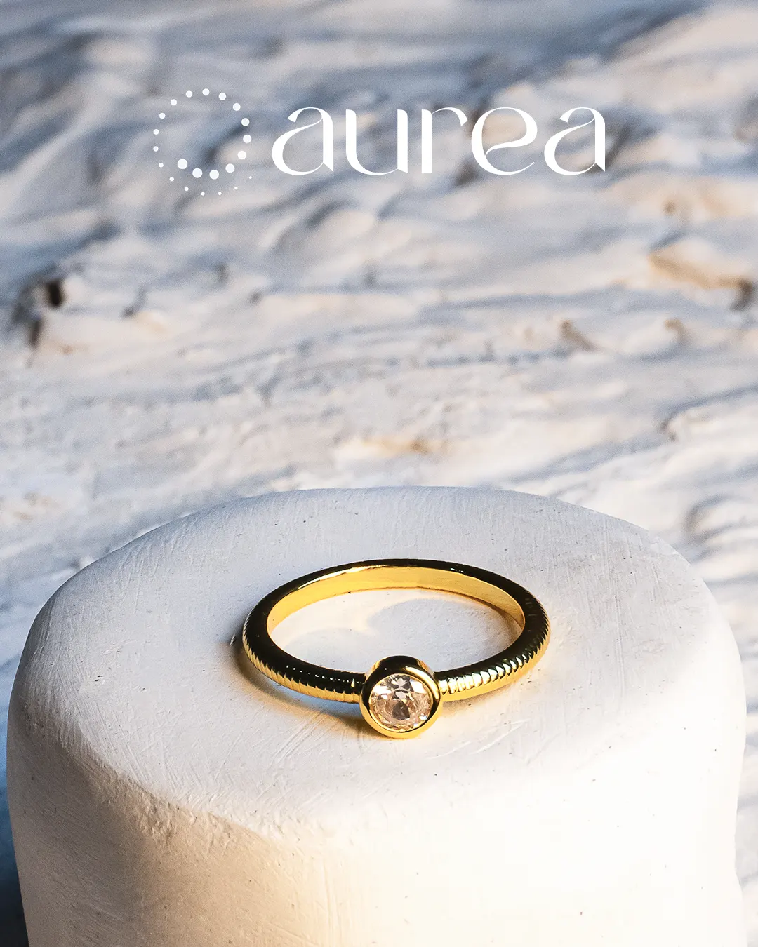 anillo Elia chapa oro